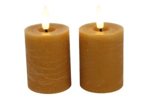 Stompkaars Ø5CM LED Lyon set van 2 amber/oranje