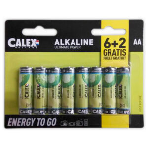 Calex Alkaline penlite AA batterijen 8 stuks