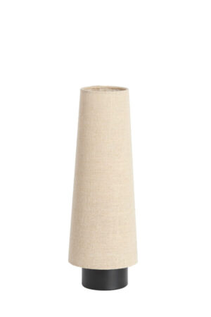 Light & Living - Tafellamp HOWIE 42cm - creme/zwart