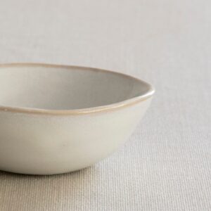 Organic Servies - kom WIT Ø 8 cm