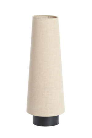 Light & Living - Tafellamp HOWIE 52,5cm - creme/zwart