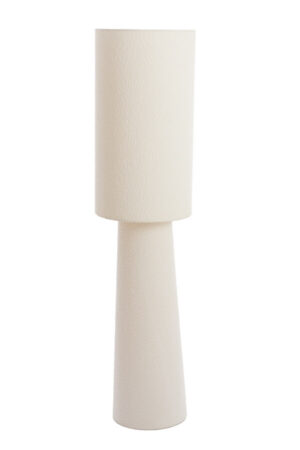 Light & Living - Vloerlamp MICKY 180cm - Wit Bouclé
