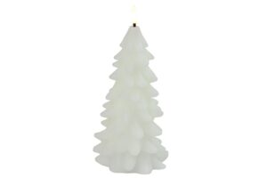 Kerstboomkaars LED Lyon wit - 3 formaten