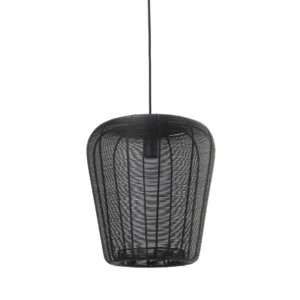 Light & Living - Hanglamp ADETA - Zwart 2 maten