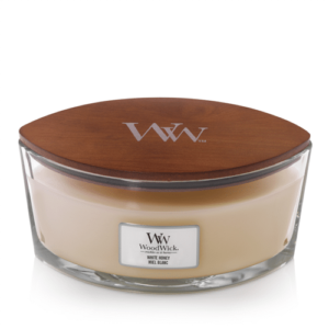 WoodWick – White Honey Ellipse Candle