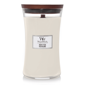 WoodWick – White Teak Large Candle