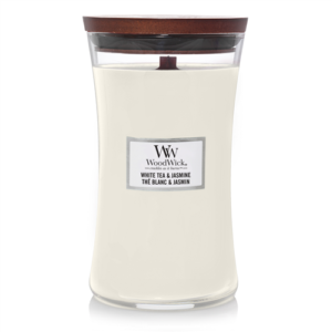 WoodWick White Tea & Jasmine Large Candle