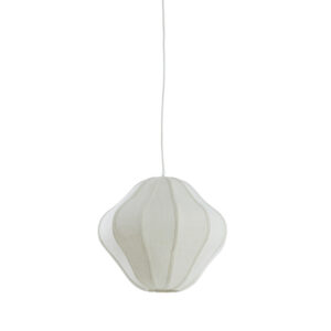 Hanglamp Sukau linnen cream ø38cm